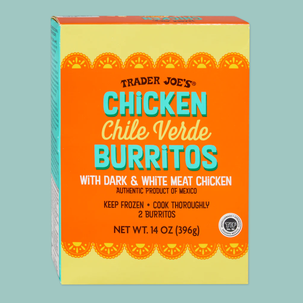 Chicken Chile Verde Burritos