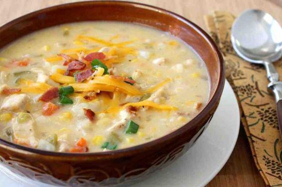 Chicken, Corn and Potato Chowder