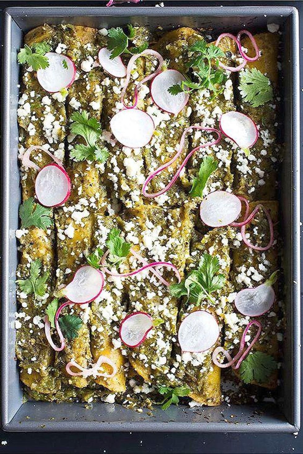 Chicken Enchiladas With Salsa Verde