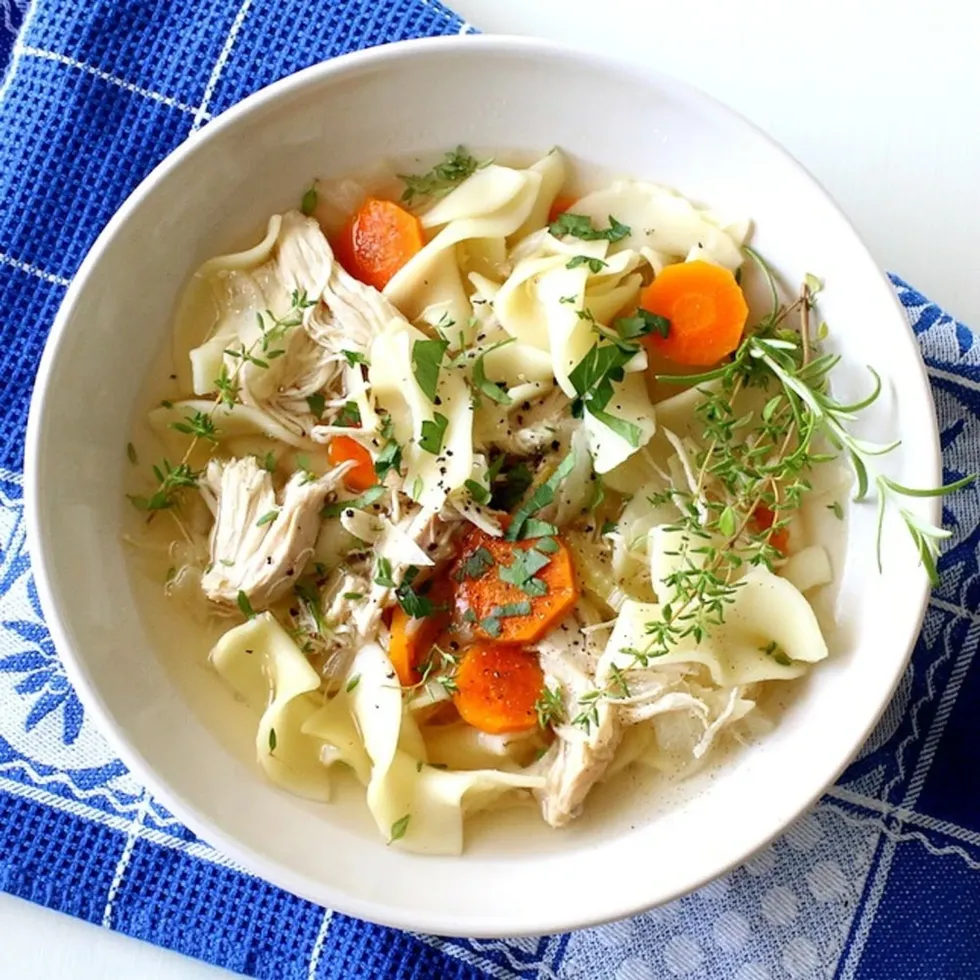 chicken noodle soup winter recipe