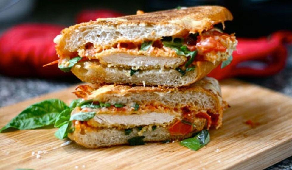Chicken Parmesan Grilled Cheese