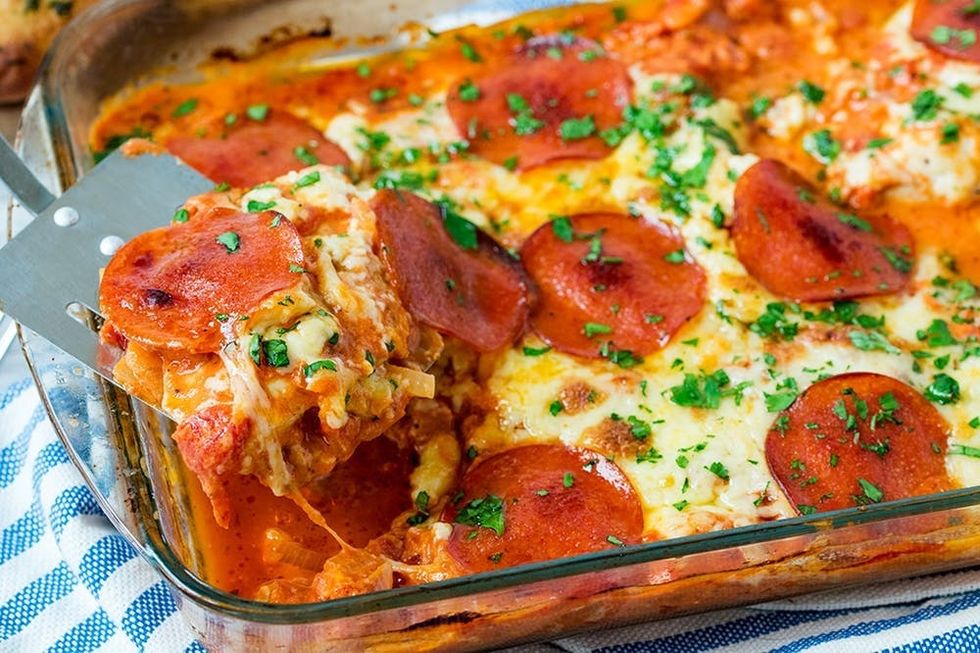Chicken Pepperoni Casserole