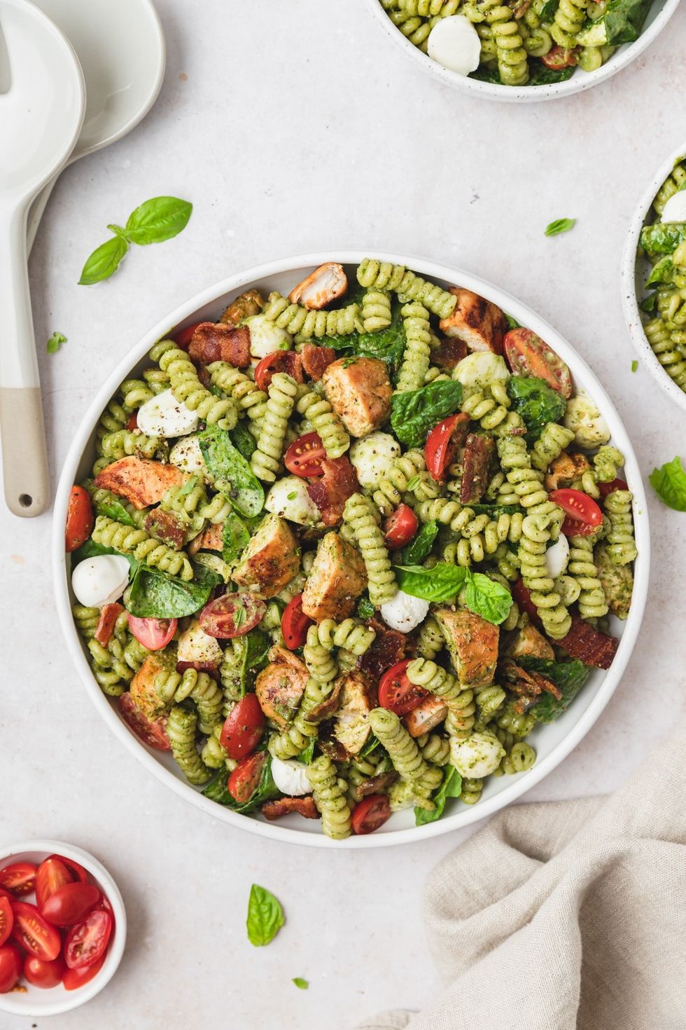 Chicken Pesto Pasta Salad