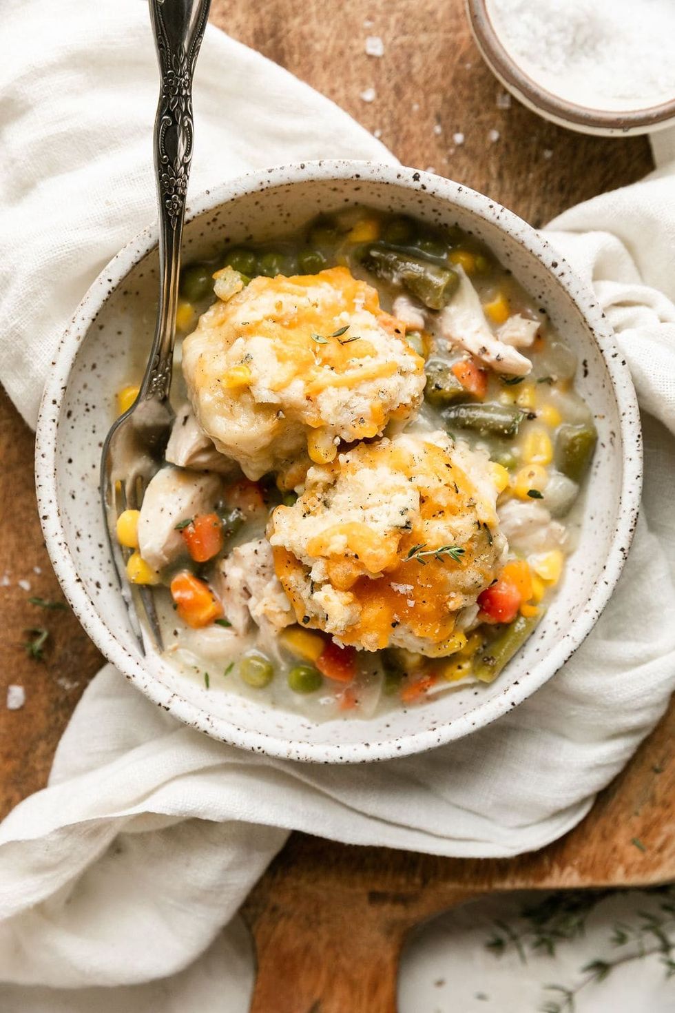 Chicken Pot Pie Casserole in One Pot