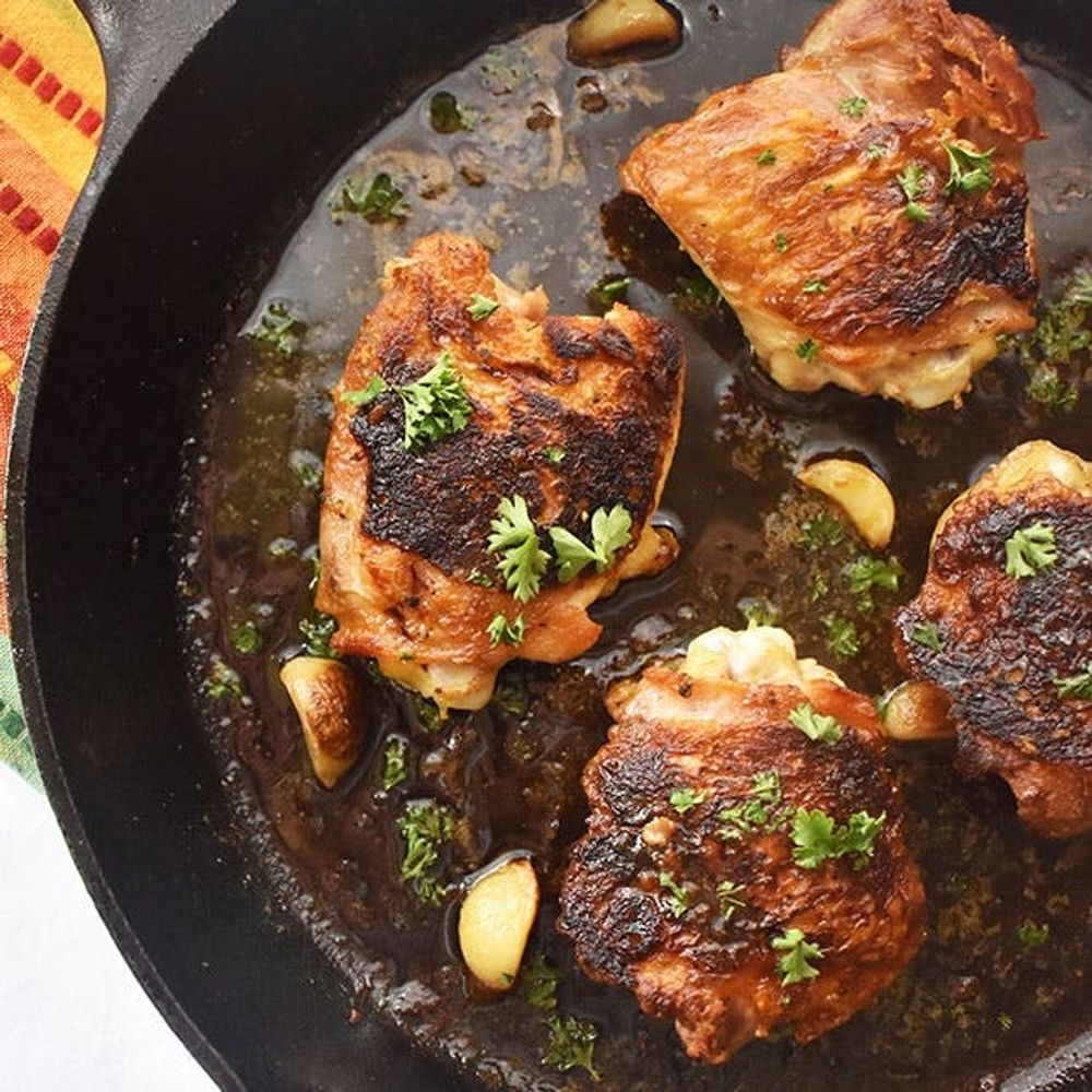 Crispy HoneyLemon Chicken Thighs Are a BudgetFriendly Weeknight Recipe Brit + Co