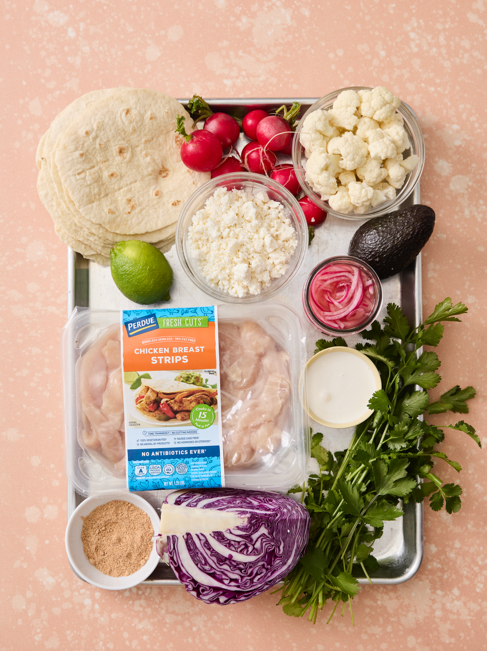 chicken taco ingredients