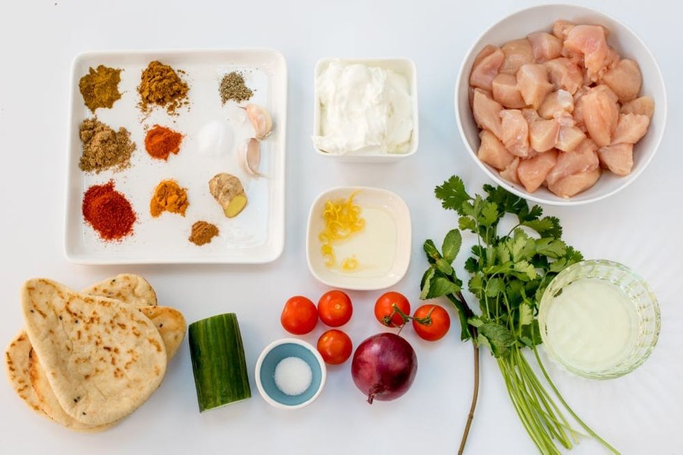 Chicken Tikka Tacos ingredients
