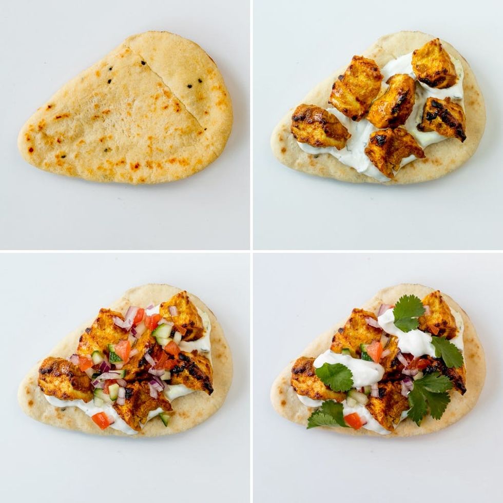 Chicken Tikka Tacos step5 collage