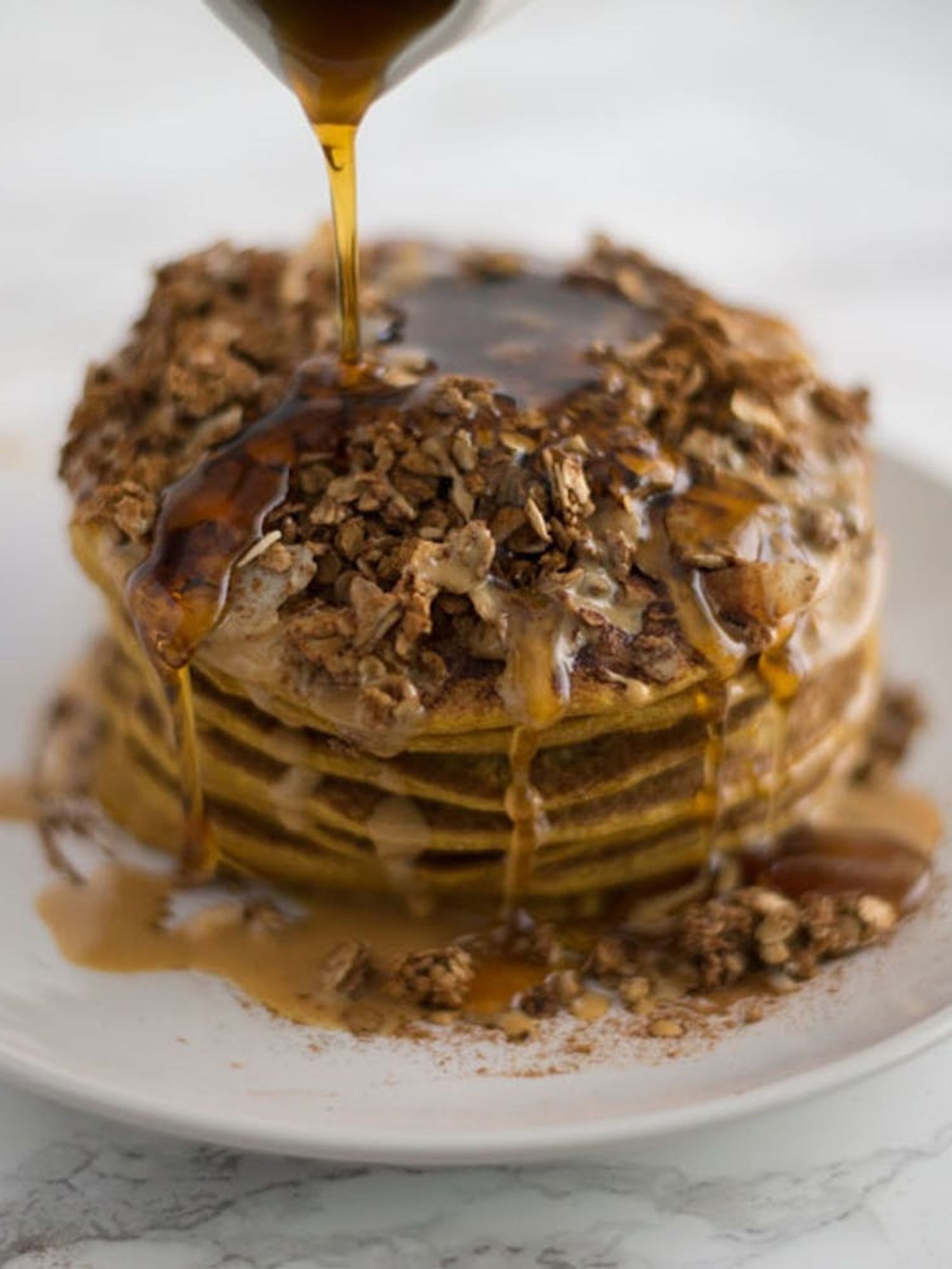 Chickpea Flour Pumpkin Pancakes