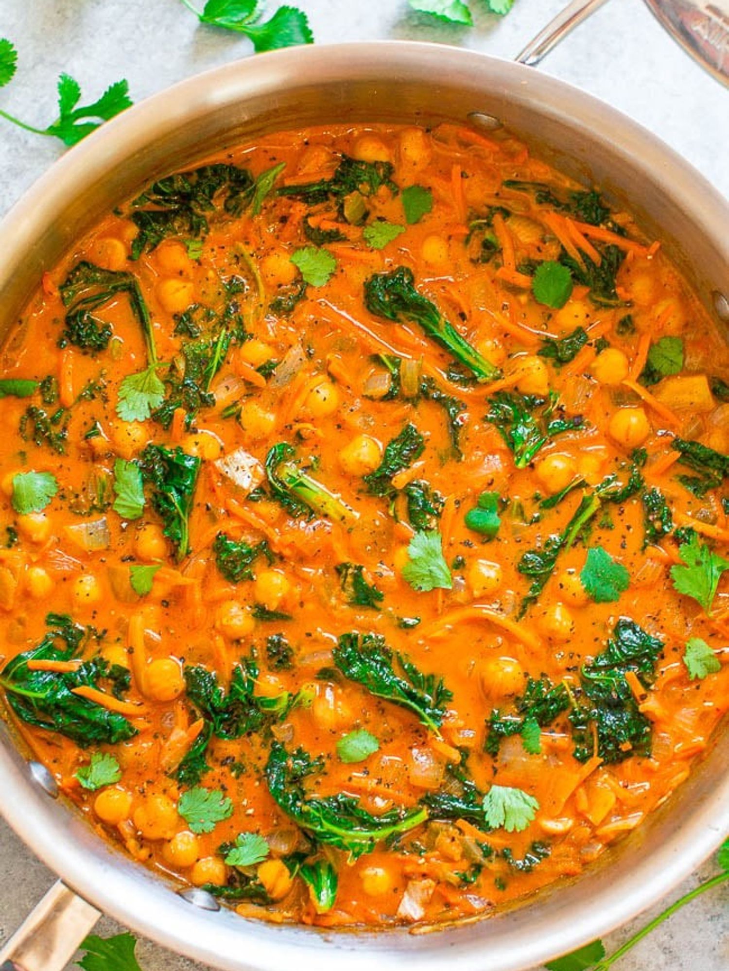 Chickpea & Kale Thai Coconut Curry