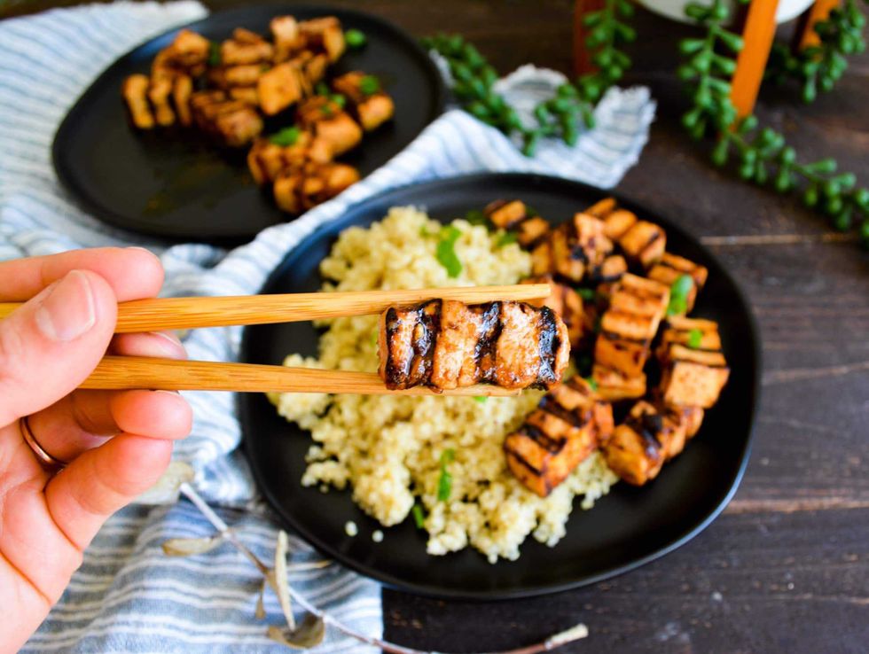 Chili + Garlic Grilled Tofu