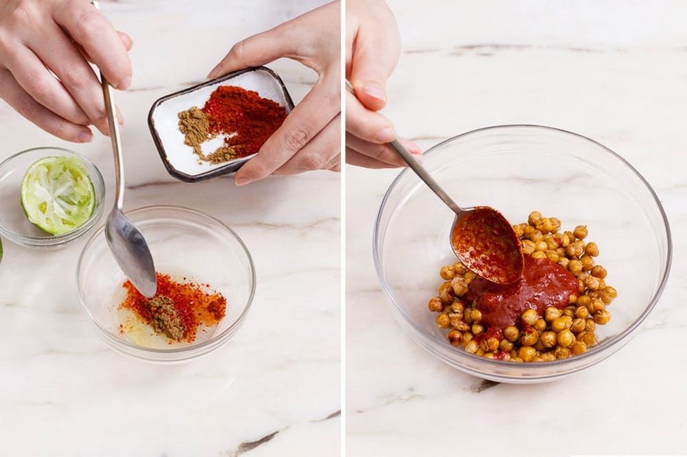 Chili Lime Chickpeas Step 1