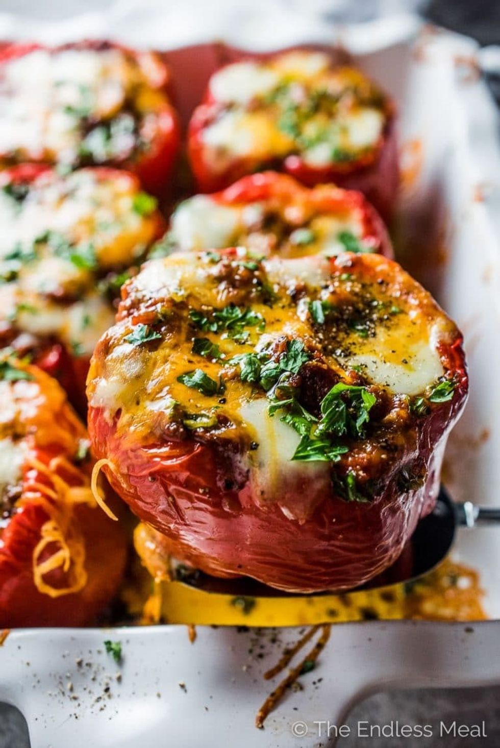 Chili Stuffed Peppers