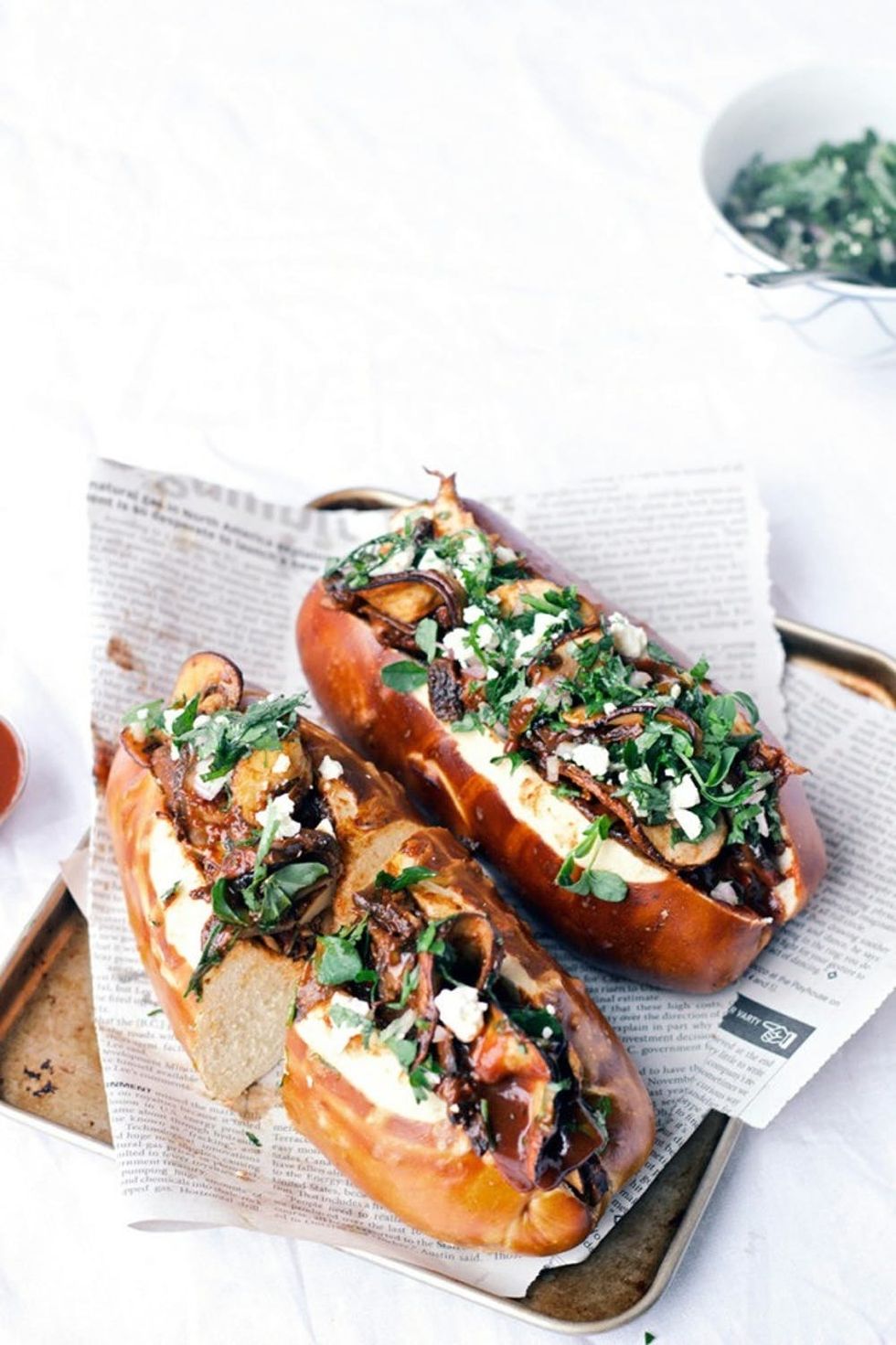Chipotle-Pulled-Portobello-Sandwiches-with-Feta-Cilantro-Topping5