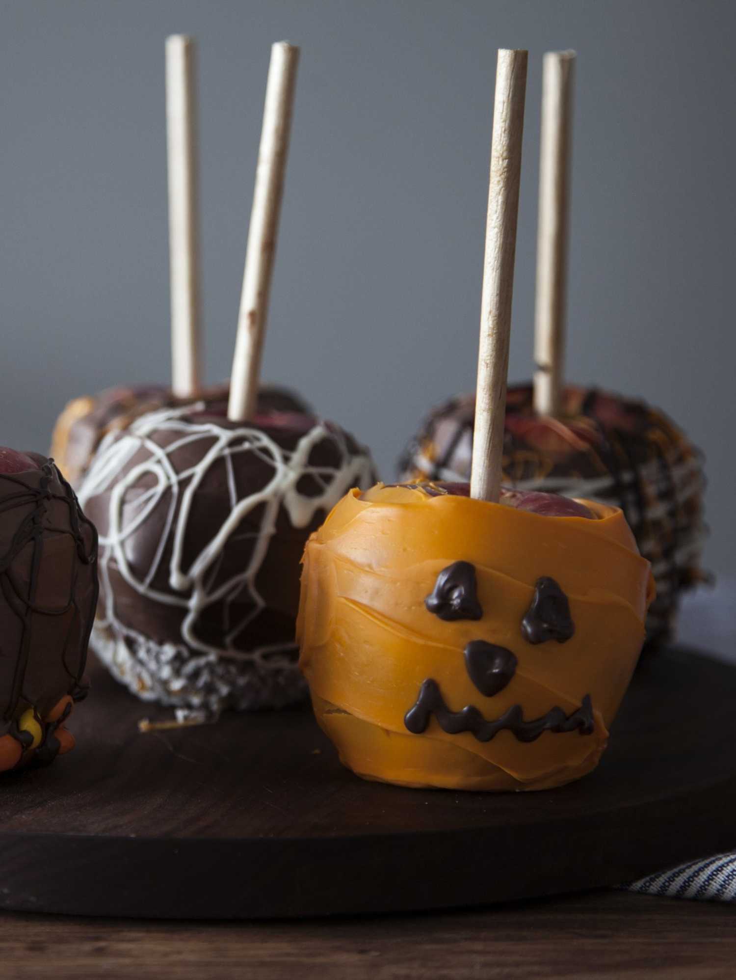 Chocolate and Caramel Apples
