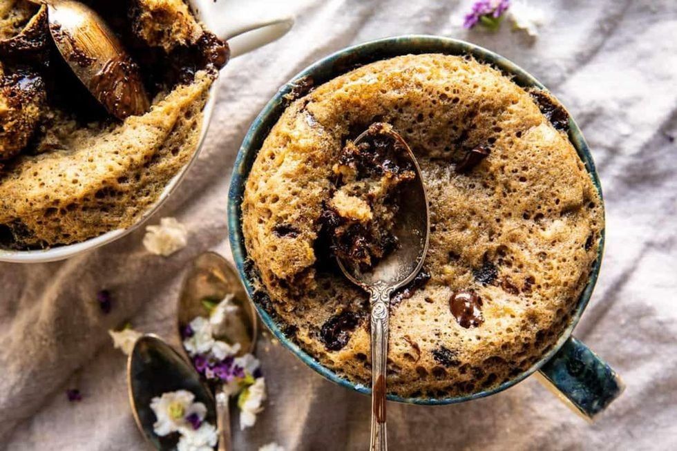Chocolate Banana Bread Mug Cake