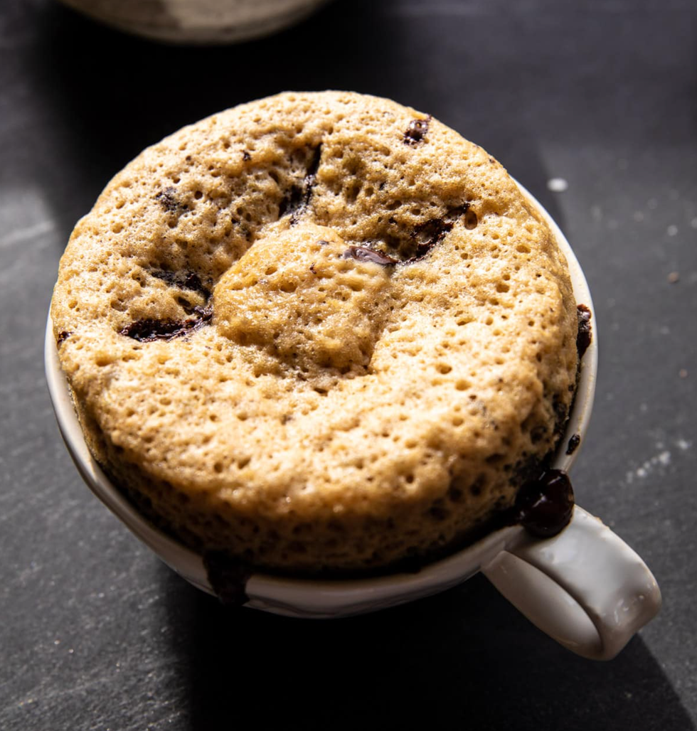 chocolate chip banana bread mug cake