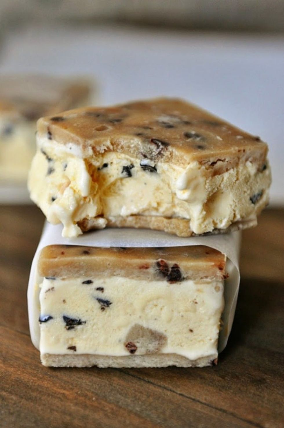 Chocolate Chip Cookie Dough Ice Cream Sandwiches