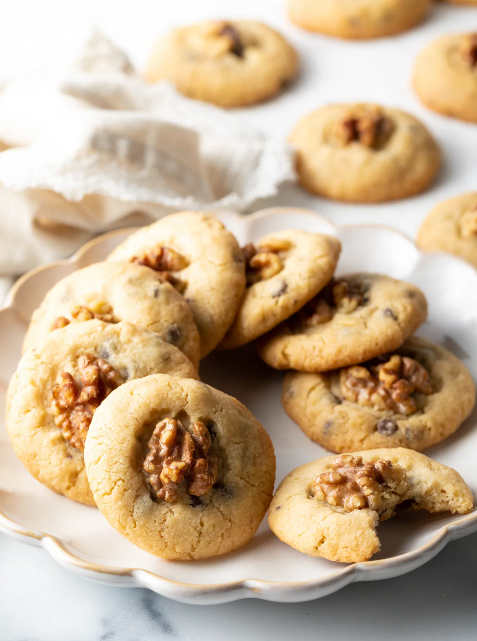 Chocolate Chip Walnut Cookies