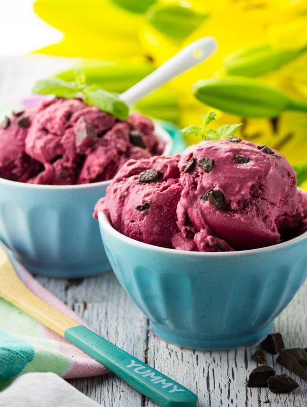 Chocolate Chunk Beet Ice Cream