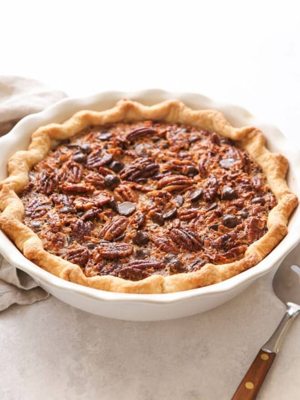 Chocolate Coconut Pecan Pie