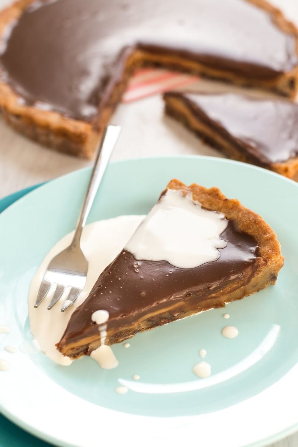 Chocolate cookie butter pie-15