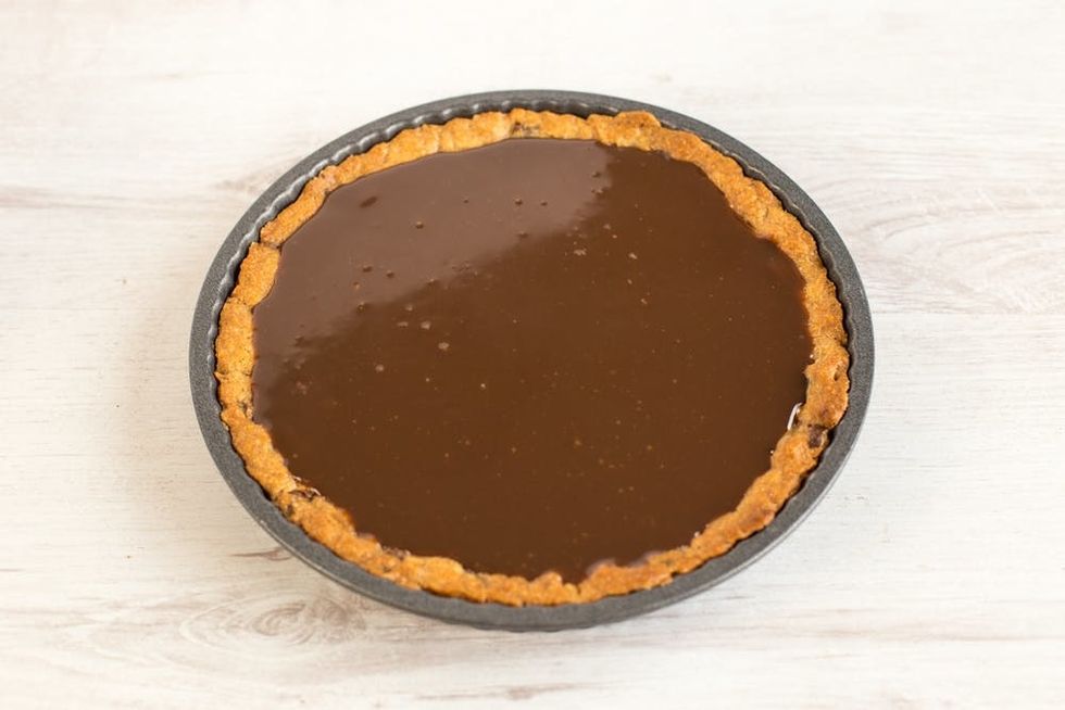 Chocolate cookie butter pie-7