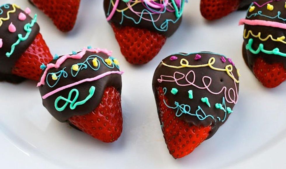 Chocolate-Covered Amaretto Strawberries