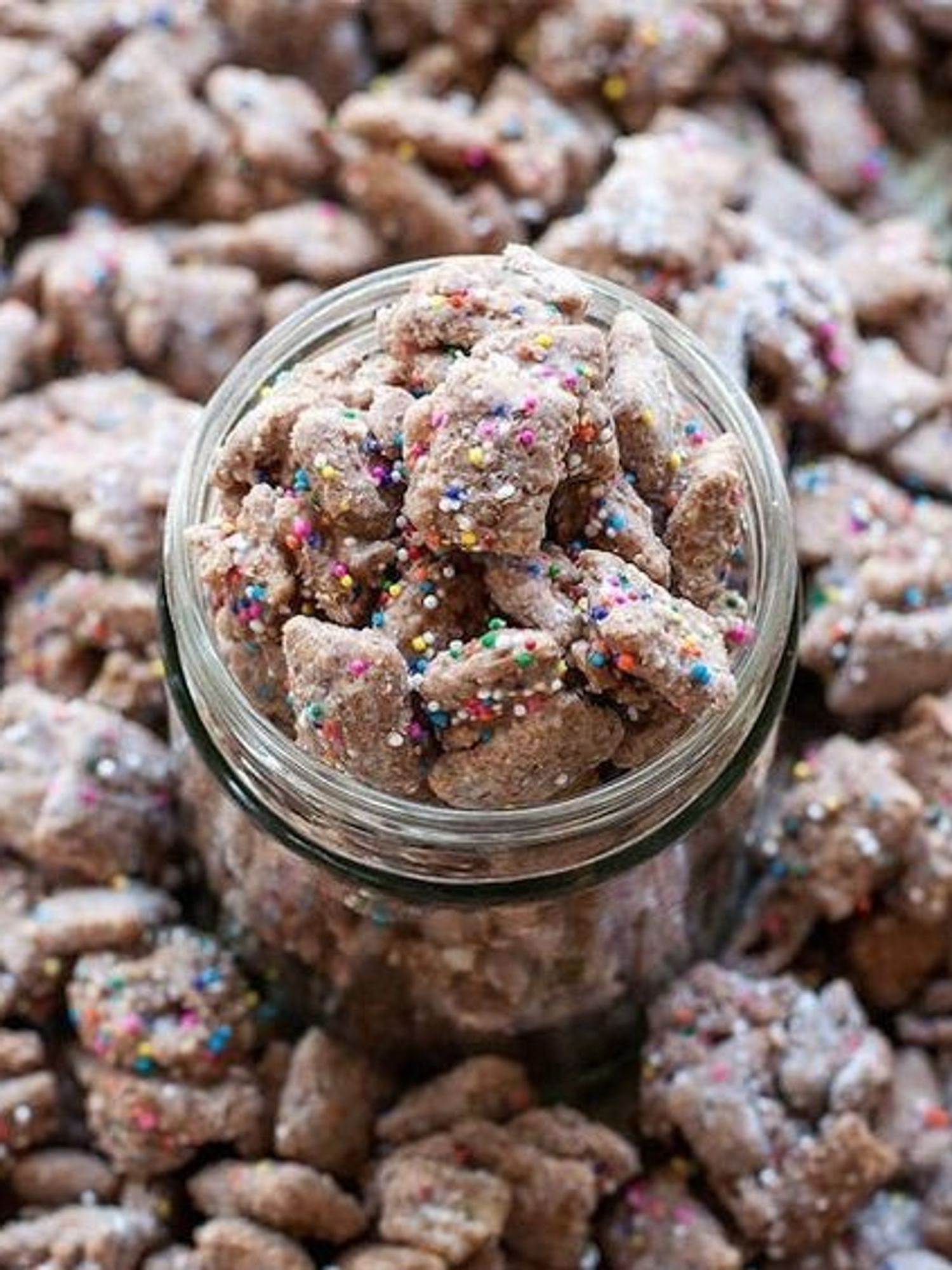 Chocolate Funfetti Puppy Chow