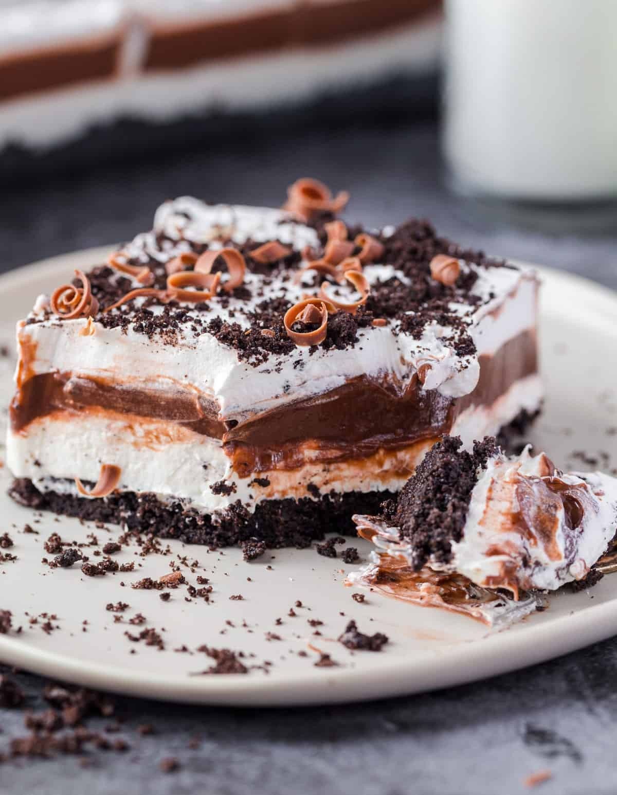 Chocolate Lasagna no-bake recipe