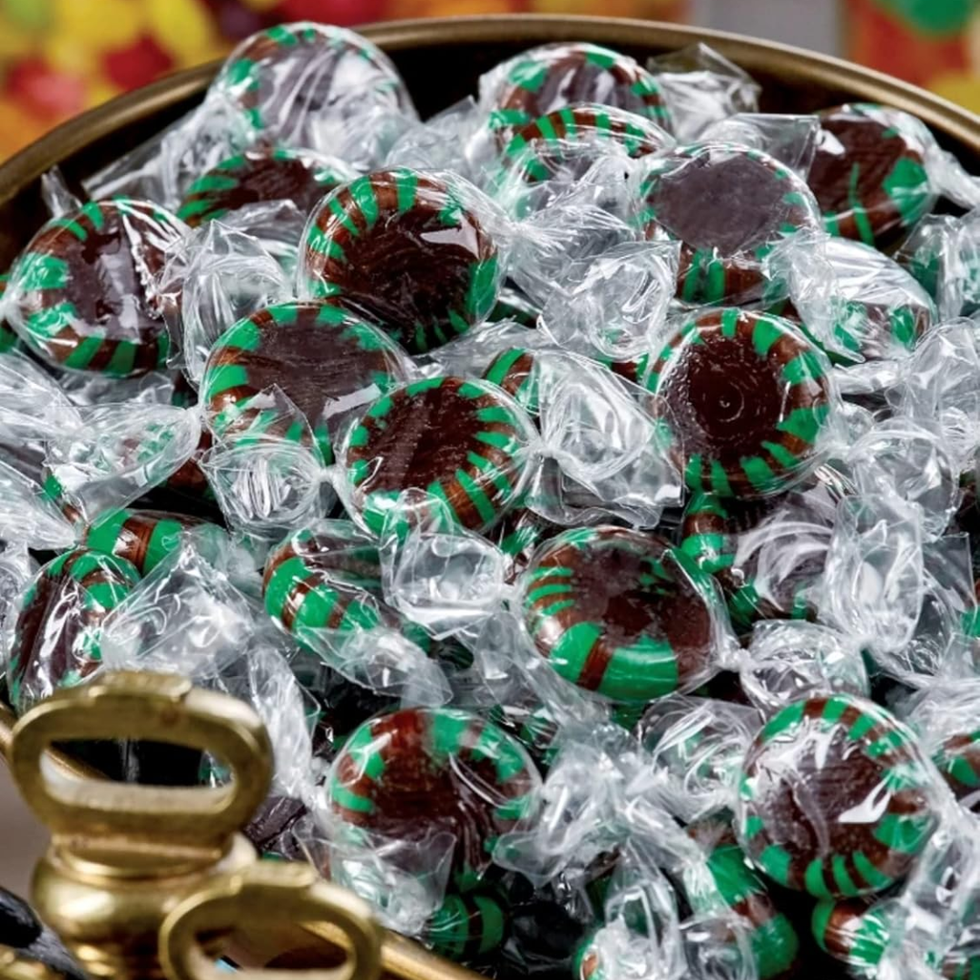 Chocolate Mint Starlight Hard Candy