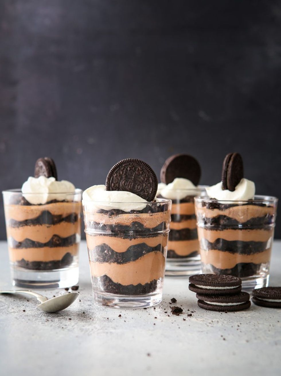Chocolate Oreo Parfaits