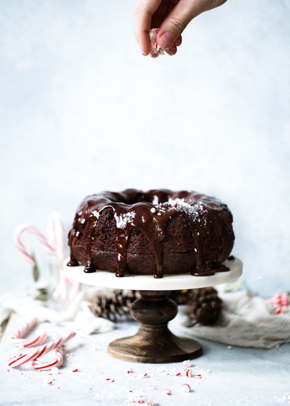 Chocolate Peppermint Bundt Cake