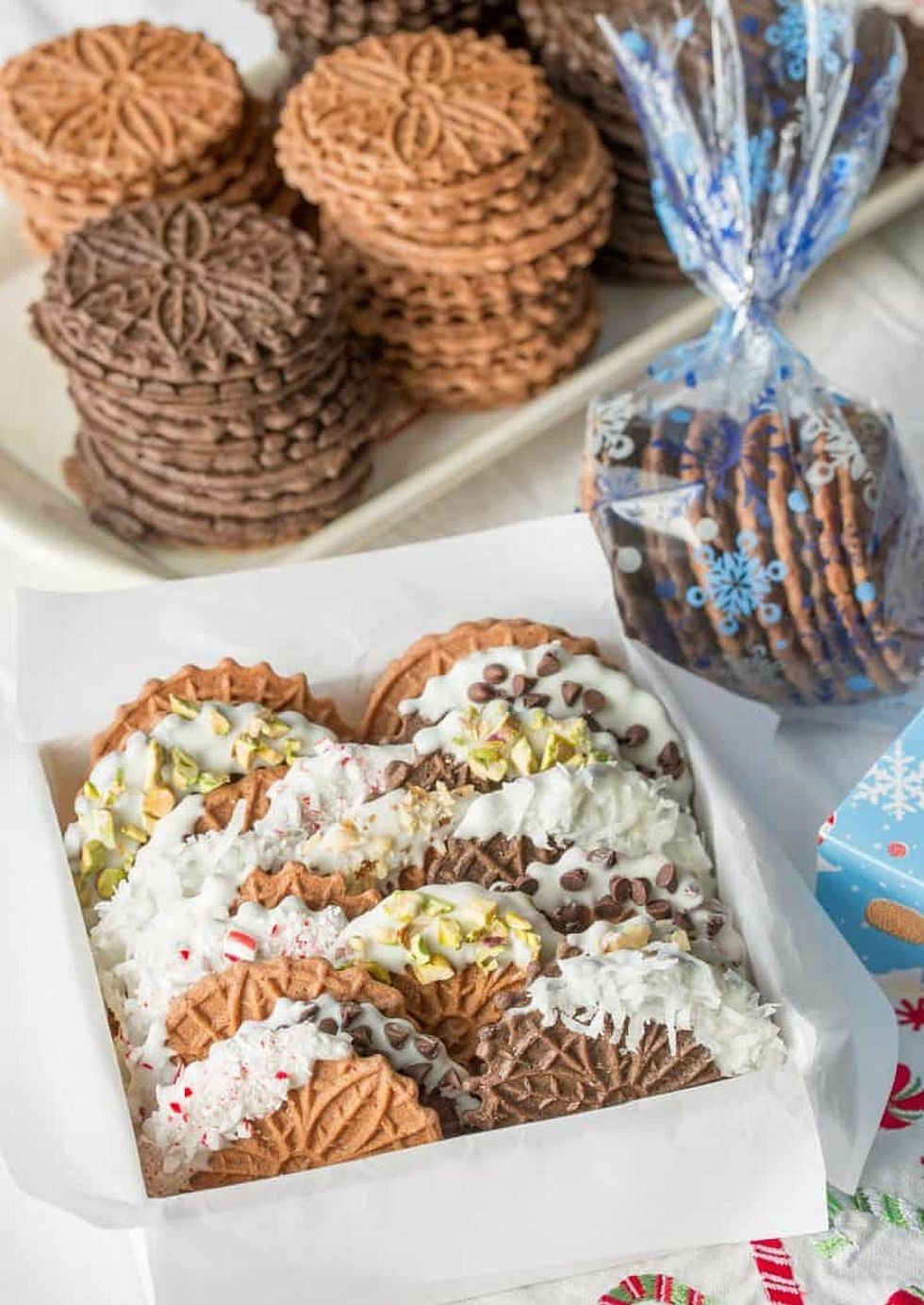 Chocolate Pizzelles
