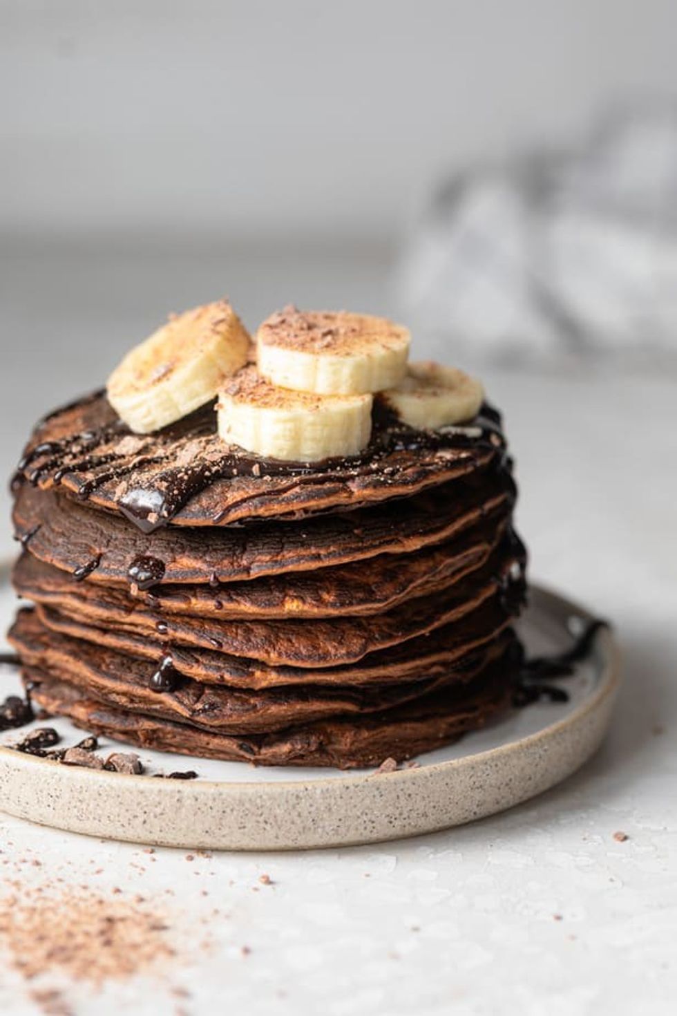 Chocolate Protein Pancakes