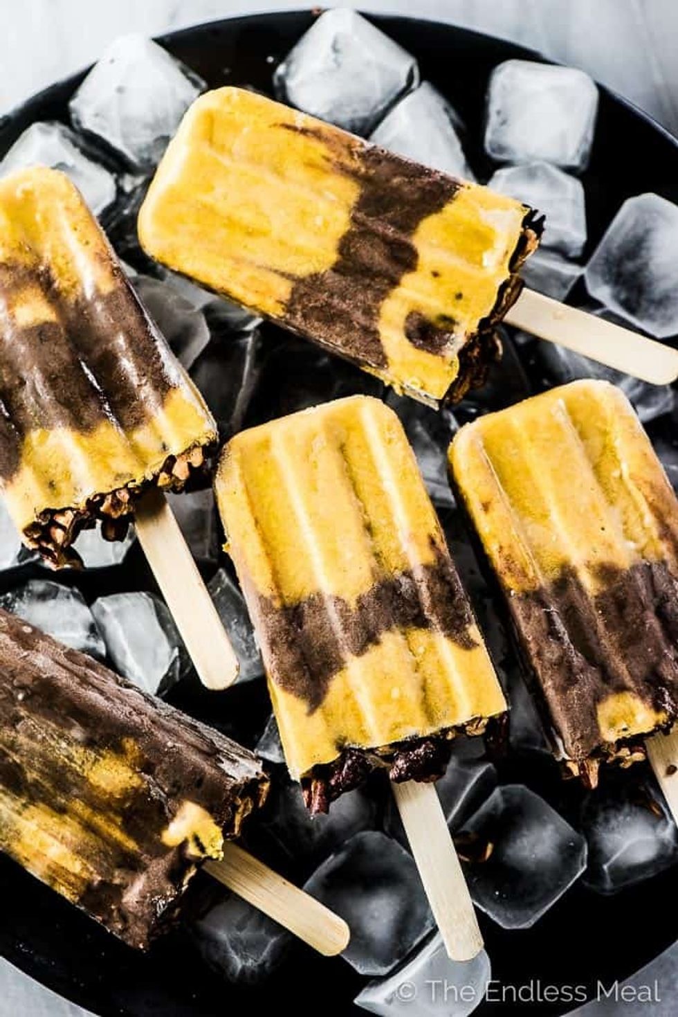 Chocolate Pumpkin Pie Popiscles