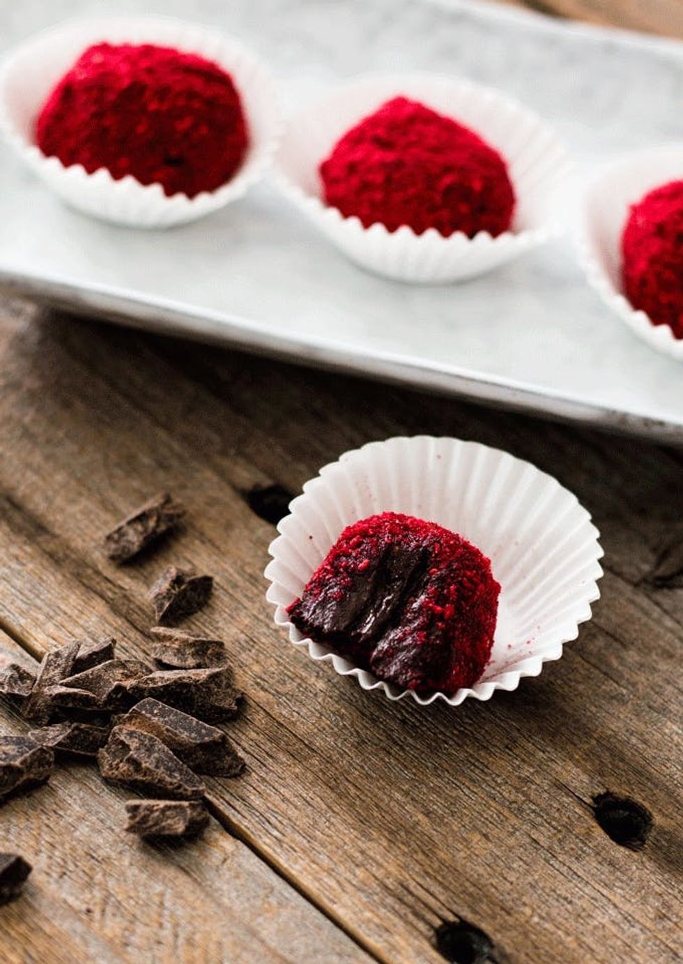 Chocolate Raspberry Truffles