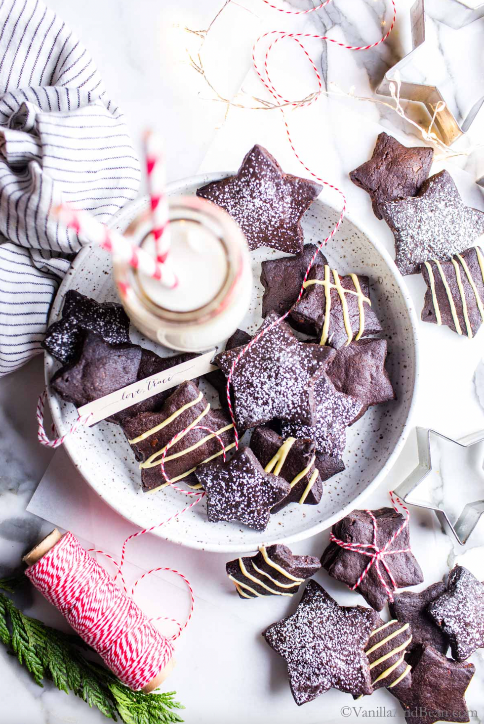 chocolate shortbread cookies