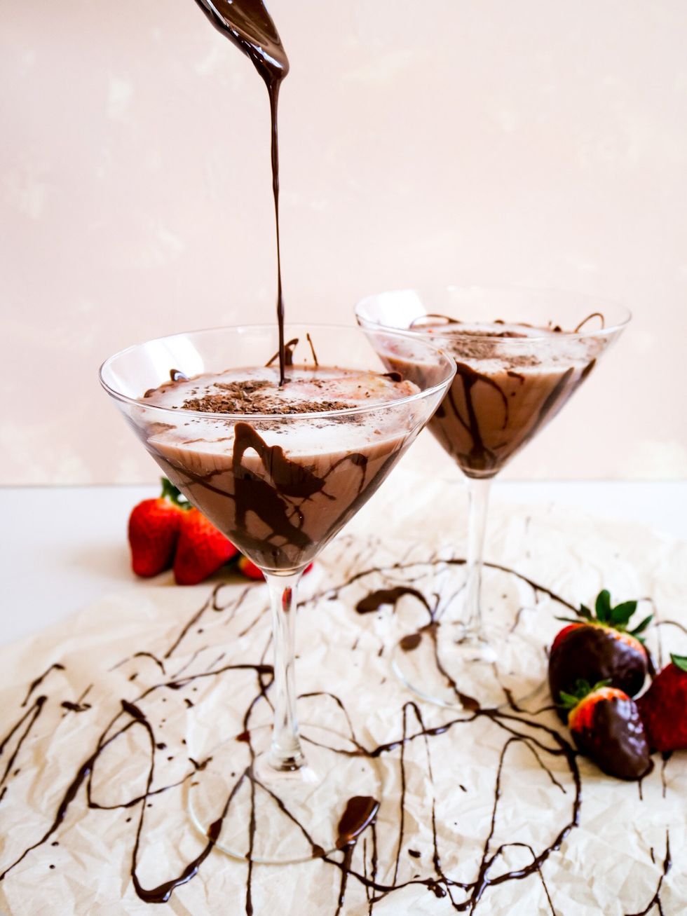 Chocolate Strawberry Mock-tini