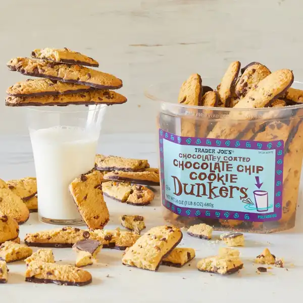 Chocolatey Coated Chocolate Chip Cookie Dunkers