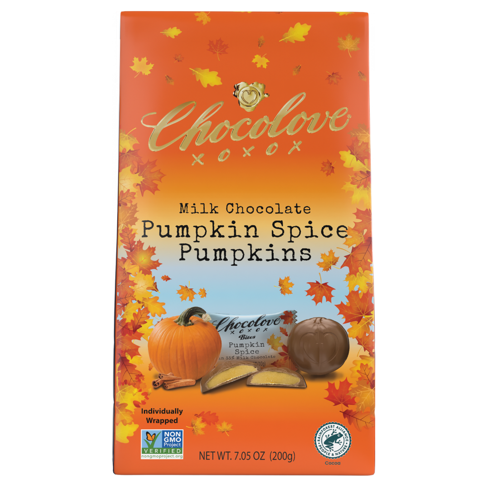 Chocolove Pumpkin Spice In Milk Chocolate Fall Bites