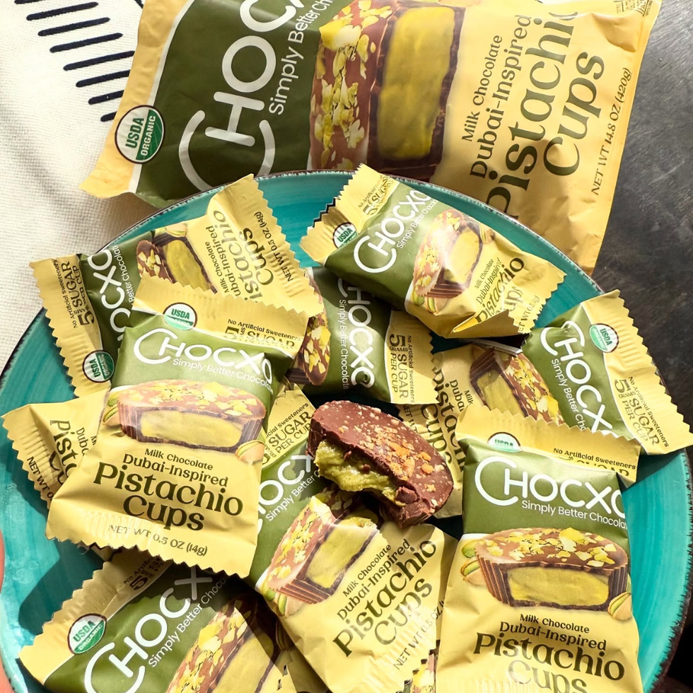 Chocxo Chocolatier Dubai-Inspired Milk Chocolate & Pistachio Cups