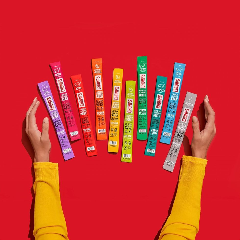 CHOMPS Grass Fed Original Beef Jerky Snack Sticks