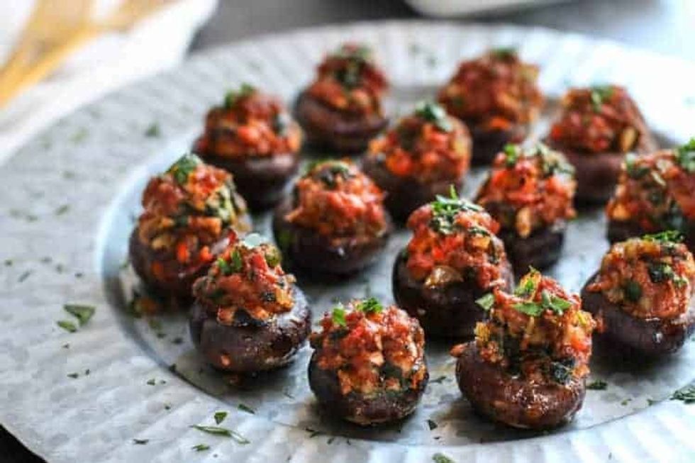 Chorizo Stuffed Mushrooms