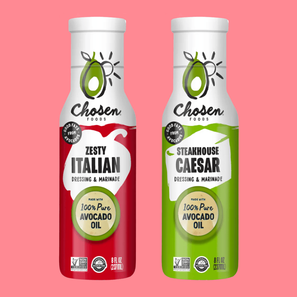 Chosen Foods Zesty Italian Dressing & Marinade and Steakhouse Caesar Dressing & Marinade