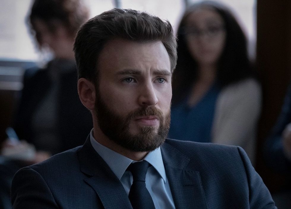 Chris Evans in Defending Jacob on Apple TV+