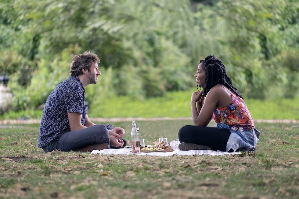 Chris O'Dowd and Jessica Williams in The Incredible Jessica James