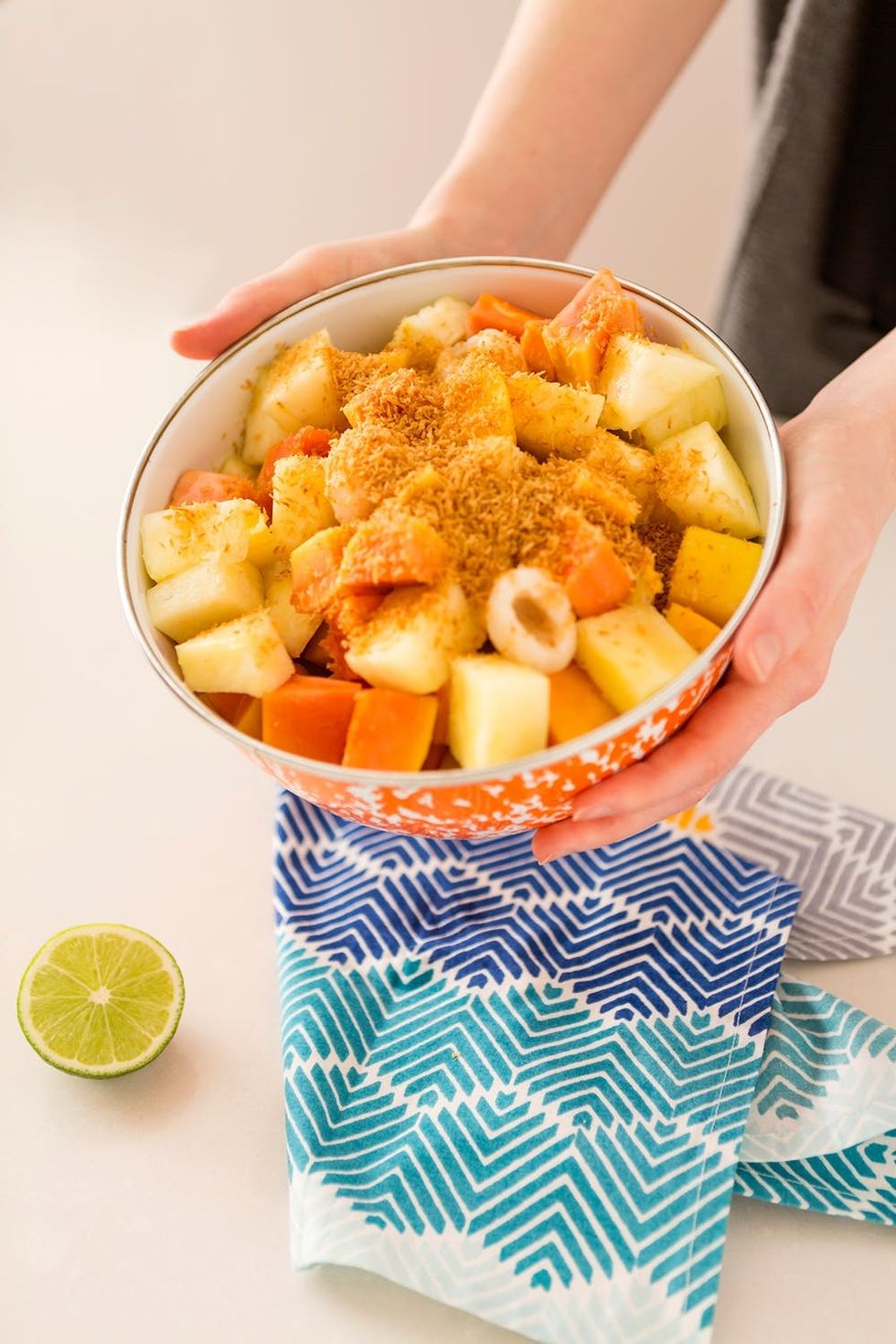 Chrissy Teigen's Fruit Salad With Coconut-Lime Dressing Recipe