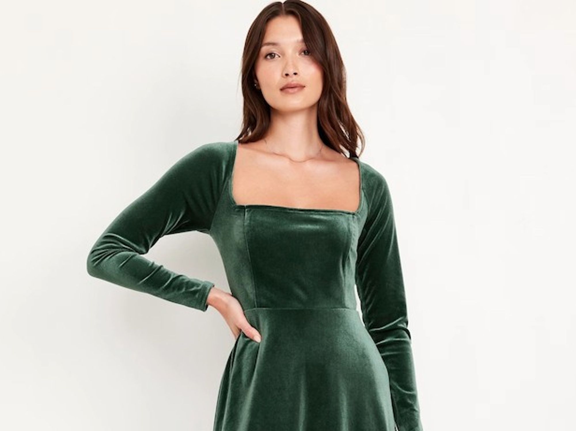 20 Flattering & Festive Christmas Dresses | Abercrombie, H&M - Brit + Co 20 Flattering & Festive Christmas Dresses | Abercrombie, H&M - Brit + Co