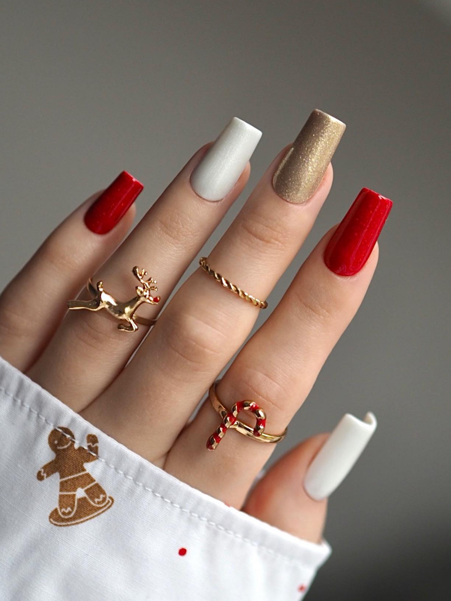 christmas nail designs with Classic Colors